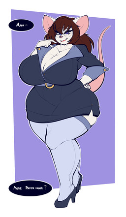 Rating: s
ID: 5239284
Date: 2024-12-12 17:11:13 -0500
Status: active
Score: 34
absurd_res anthro big_breasts biped blush breasts clothed clothing dialogue english_text eyelashes female footwear gin-blade hair hi_res high_heels huge_breasts legwear looking_at_viewer mammal mouse murid murine open_mouth overweight pupils rodent shoes solo text thick_thighs thigh_highs post #5239284