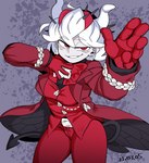 Rating: s
ID: 2804239
Date: 2021-06-27 14:26:42 -0400
Status: active
Score: 68
beelzebub_(helltaker) clothed clothing demon demon_humanoid female gloves hair handwear helltaker hi_res horn humanoid nekubi not_furry red_eyes solo spade_tail tail white_hair post #2804239
