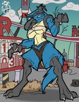 Rating: s
ID: 4157457
Date: 2023-07-08 03:45:30 -0400
Status: active
Score: 71
2023 3_fingers 3_toes alpha_pokemon angry anthro asphalt bottomwear breasts brown_eyes canid canine canis chest_tuft chest_wraps claws cleavage clothed clothing cloud colored crossover damaged_clothing dead_grass dead_tree digitigrade dreadlocks english_text facial_markings fallout fallout:_pca feet female fingers front_view fuel_pump gas_pump gas_station generation_4_pokemon gradient_sky head_markings hi_res jackal large_female loincloth low-angle_view lucario mammal markings mask_(marking) microsoft muniversalarts muscular muscular_female nintendo number pawpads plant pokemon pokemon_(species) pokemorph post-apocalyptic rocket ruins shadow sign sky snarling solo spikes spikes_(anatomy) tall_female teeth text toes traffic_cone tree tribal tribal_clothing tuft under_boob watermark wraps post #4157457