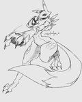 Rating: s
ID: 4775189
Date: 2024-05-10 20:13:06 -0400
Status: active
Score: 23
4:5 anthro armwear bandai_namco black_and_white black_sclera bridal_gauntlets canid canine chest_tuft claws clothing digimon digimon_(species) dipstick_tail female foreshortening fur fur_markings hatching_(art) heart_symbol hi_res line_art mammal markings monochrome parabellux renamon shaded signature sketch solo standing tail tail_markings three-quarter_view toe_claws tuft post #4775189