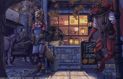 Rating: s
ID: 3089798
Date: 2021-12-25 13:48:40 -0500
Status: active
Score: 57
2021 anthro broom ch'wayah_(stasis_delirium) city cleaning_tool clothed clothing digital_media_(artwork) dragon english_text equid equine evening female feral fingers group hair horse human hyena male mammal mythological_creature mythological_scalie mythology outside repoussoir scalie spotted_hyena stasis_delirium storefront street tail text post #3089798