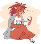 Rating: s
ID: 4938333
Date: 2024-07-23 19:08:28 -0400
Status: active
Score: 46
anthro bedding blanket brown_body brown_fur buckteeth cellphone cheek_tuft coffee_mug dullvivid electronics facial_tuft female flaky_(htf) fur half-closed_eyes happy_tree_friends hi_res mammal multicolored_body multicolored_fur narrowed_eyes open_mouth open_smile phone porcupine quills_(anatomy) rodent smartphone smile solo system_of_a_down teeth tuft two_tone_body two_tone_fur post #4938333
