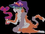 Rating: s
ID: 4606857
Date: 2024-02-18 03:01:31 -0500
Status: active
Score: 13
alpha_channel ambiguous_gender anthro arcanis_(hahaluckyme) calico_cat clothing domestic_cat dreamstaves felid feline felis fur grey_body grey_fur hair hat hat_only headgear headgear_only headwear headwear_only holding_beaker mammal mostly_nude purple_clothing purple_hat purple_headwear red_eyes simple_background transparent_background white_body white_fur white_hair witch_hat yellow_body yellow_fur post #4606857