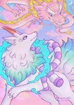 Rating: s
ID: 4705854
Date: 2024-04-07 13:28:24 -0400
Status: active
Score: 47
barbel_(anatomy) blue_eyes canid canine dragon duo eastern_dragon female feral flesh_whiskers fluffymurasaki hi_res horn hybrid male mammal momonosuke mythological_creature mythological_scalie mythology one_piece pink_body pink_scales quadruped scales scalie tail trans_(lore) trans_man_(lore) yamato_(one_piece) yellow_sclera post #4705854