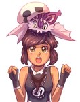 Rating: s
ID: 5192786
Date: 2024-11-19 19:44:33 -0500
Status: active
Score: 13
2017 5_fingers ambiguous_gender clothed clothing digital_media_(artwork) duo eyebrows eyelashes female feral fingers flavia-elric generation_6_pokemon hair hat headgear headwear hi_res human looking_at_another mammal nintendo noibat open_mouth pokemon pokemon_(species) pupils simple_background team_skull teeth tongue white_background white_pupils wings yellow_eyes post #5192786