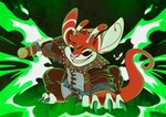 Rating: s
ID: 4723808
Date: 2024-04-16 01:13:13 -0400
Status: active
Score: 15
2024 4_fingers alien antennae_(anatomy) anthro armor artist_logo belt biped booshie brown_eyes claws digital_drawing_(artwork) digital_media_(artwork) dipstick_antennae disney energy experiment_(lilo_and_stitch) fan_character ferlo finger_claws fingers fur green_background grin head_tuft hi_res holding_melee_weapon holding_object holding_sword holding_weapon kneeling lilo_and_stitch logo looking_at_viewer male melee_weapon multicolored_antennae multicolored_body multicolored_fur no_sclera pink_nose red_body red_fur simple_background smile smirk solo sword toe_claws tuft two_tone_body two_tone_fur weapon white_body white_fur post #4723808