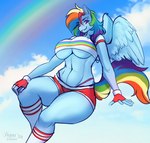 Rating: s
ID: 5631066
Date: 2025-06-09 14:26:30 -0400
Status: active
Score: 20
anthro blonde_hair blue_body blue_hair blue_sky blue_tail blue_wings bottomwear clothed clothing cloud equid equine eyebrow_piercing facial_piercing feathered_wings feathers female footwear friendship_is_magic green_hair green_tail hair hasbro looking_at_viewer mammal my_little_pony mythological_creature mythological_equine mythology orange_hair orange_tail pegasus piercing purple_eyes purple_hair purple_tail rainbow_dash_(mlp) red_bottomwear red_clothing sky smile socks solo tail tiggybloom topwear white_clothing white_footwear white_socks white_topwear wings yellow_tail post #5631066