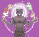 Rating: s
ID: 2795273
Date: 2021-06-21 09:32:26 -0400
Status: active
Score: 22
anthro barista belly belt beverage biceps big_hands bottomwear bulge clothing coffee container cup ear_piercing ear_ring elliot_(psychic_connections) felid feline food fur grey_body grey_fur hi_res inkiecloud levitation male mammal midair muffin musclegut muscular muscular_anthro muscular_male navel pantherine pants parent_(lore) pecs piercing psychic psychic_connections purple_eyes ring_piercing shirtless solo suspenders telekinesis tight_bottomwear tight_clothing tight_pants post #2795273