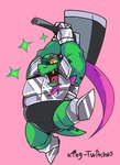 Rating: s
ID: 5647448
Date: 2025-06-16 22:57:41 -0400
Status: active
Score: 4
absurd_res anthro armor armpit_hair body_hair briefs clothing deltarune eyebrows gerson green_body hair hammer hi_res king_twitchus long_hair male mature_male pink_hair ponytail reptile scalie thick_eyebrows tools turtle unconvincing_armor undertale_(series) underwear post #5647448