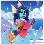 Rating: s
ID: 4271698
Date: 2023-09-03 21:51:11 -0400
Status: active
Score: 68
1:1 2023 absurd_res anthro arm_tuft armband beach big_breasts blue_body blue_eyes blue_hair breasts cleavage clothed clothing cute_fangs eeveelution elbow_tuft eyebrows eyelashes fangs female fingerless_gloves generation_1_pokemon gloves hair handwear hi_res highleg highleg_swimwear lifeguard lifeguard_swimsuit looking_at_viewer nintendo one-piece_swimsuit one_eye_closed open_mouth outside pokemon pokemon_(species) red_armband red_one-piece_swimsuit rescue_buoy seaside shoulder_tuft solo sparkles swimwear teeth thigh_gap tuft vaporeon whistle_(object) whistle_around_neck wink wireless_shiba post #4271698