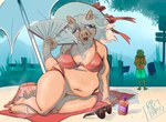 Rating: s
ID: 5585518
Date: 2025-05-20 06:16:16 -0400
Status: active
Score: 7
aloha_shirt amphibian anklet beach beach_towel beach_umbrella belly bikini bikini_bottom bikini_top bl0d.cl0t blue_eyes bottomwear bow_ribbon bracelet clothing colored_fingernails colored_nails colored_toenails domestic_pig duo english_text eyelashes eyeshadow eyewear fan_(object) fanning feet female fence fingernails frog gem hair handbag hat headgear headwear heart_symbol hi_res jewelry kermit_the_frog long_eyelashes long_hair looking_back makeup male mammal miss_piggy mountain muppets nails navel necklace open_mouth parasol pattern_clothing pattern_shirt pattern_topwear plant purple_eyeshadow red_fingernails red_nails red_toenails ring sand shirt shorts sign signature sky slightly_chubby slightly_chubby_female suid suine sunglasses sunscreen sus_(pig) swimwear text toenails toes topwear towel tree two-piece_swimsuit post #5585518