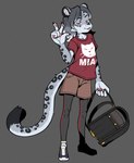 Rating: s
ID: 4815022
Date: 2024-05-29 14:33:43 -0400
Status: active
Score: 20
5_fingers anthro biped bottomwear claws clothing countershade_fur countershade_tail countershading dewebu dipstick_tail eyebrows felid fingers fur grey_body grey_fur hair hi_res male mammal markings pantherine pawpads shirt shorts snow_leopard solo tail tail_markings topwear trans_(lore) trans_man_(lore) xiao_dan young young_anthro young_male post #4815022