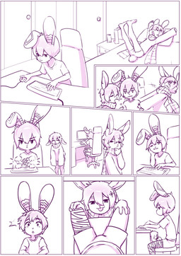 Rating: s
ID: 5587123
Date: 2025-05-20 21:54:11 -0400
Status: active
Score: 160
absurd_res anthro aogami biped border chair child child_on_child clothed clothing comic computer_keyboard computer_mouse duo eyebrow_through_hair eyebrows fingers furniture hair hi_res imminent_sex lagomorph leporid male mammal office_chair rabbit robby_bunny shirt snow_(snowflakeyukimura) topwear translucent translucent_hair white_border young young_anthro young_male young_on_young post #5587123