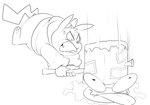 Rating: s
ID: 5084771
Date: 2024-09-30 15:00:51 -0400
Status: active
Score: 11
ambiguous_gender angry anthro bottomless bottomless_male clenched_teeth clothed clothing conditional_dnp duo ero_(erobos) erobos fan_character feral flattened gastly generation_1_pokemon hammer line_art looking_at_another male monochrome nintendo pikachu pokemon pokemon_(species) sweater teeth tongue tongue_out tools topwear violence post #5084771