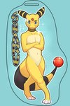 Rating: s
ID: 4438922
Date: 2023-11-27 02:16:55 -0500
Status: active
Score: 36
2023 2:3 ampharos anthro badge biped black_body black_ears black_fur black_tail blue_eyes character_badge_(artwork) character_name conditional_dnp digital_drawing_(artwork) digital_media_(artwork) featureless_crotch forehead_gem fur gem generation_2_pokemon hi_res looking_at_viewer markings nintendo paws pokemon pokemon_(species) pokemorph red_tail sharu smile solo striped_ears striped_markings striped_neck striped_tail stripes tail tail_markings talentlesshack tan_body tan_fur text yellow_body yellow_ears yellow_fur yellow_tail post #4438922