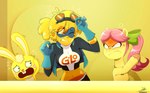 Rating: s
ID: 4902880
Date: 2024-07-07 09:12:23 -0400
Status: active
Score: 24
accessory angry bow_ribbon cross-popping_vein cuddles_(htf) earth_pony equid equine female g-lo_(villainous) goo_creature goo_humanoid group hair_accessory hair_bow hair_ribbon happy_tree_friends hasbro hi_res horse human humanoid lagomorph leporid mammal my_little_pony pony posey_(g5) rabbit ribbons the-butcher-x trio villainous villainous_(series) yellow_theme post #4902880