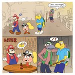 Rating: s
ID: 5005563
Date: 2024-08-23 19:29:46 -0400
Status: active
Score: 27
1:1 2024 3_panel_comic anthro avian bandage bandage_on_face bandage_on_nose beak beverage_bottle black_facial_hair black_mustache blonde_hair blue_bottomwear blue_clothing blue_hoodie blue_overalls blue_shorts blue_topwear blush bottle bottomwear brown_clothing brown_footwear brown_hair brown_shoes button_prompt calling_out clothed clothing colored comic container craw_(paper_mario) denim denim_bottomwear denim_clothing denim_shorts dialogue digital_drawing_(artwork) digital_media_(artwork) duo english_description english_text facial_hair feathers fence footwear furniture goomba goombella green_clothing green_shell green_topwear green_vest grey_beak grey_kerchief grey_neckerchief group guard gus_(paper_mario) hair headlamp hi_res holding_map holding_melee_weapon holding_object holding_polearm holding_spear holding_weapon hoodie human inside inviting kerchief koopa koopa_troopa koops lamp leaning_against_wall light_body light_skin male male/male mammal mario mario_bros melee_weapon mustache neckerchief necktie neckwear nintendo open_clothing open_topwear open_vest outside overalls paper_mario paper_mario:_the_thousand_year_door pictographics pink_body pink_feathers polearm ponytail question_mark red_cap red_clothing red_necktie red_shirt red_topwear reptile scales scalie secretgull shell shirt shoes shorts snaggle_tooth spear speech_bubble standing_on_table table text time_skip topwear trio turtle vest walking weapon white_clothing white_footwear white_kerchief white_shoes yellow_body yellow_scales post #5005563
