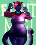 Rating: s
ID: 1355236
Date: 2017-10-14 01:57:43 -0400
Status: active
Score: 6
biped bottomless choker clothed clothing colored_nails felid female grin hair hi_res jewelry mammal markings nails necklace pantherine pink_hair smile solo space sugarblight sweater thick_thighs topwear wide_hips post #1355236