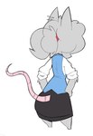 Rating: s
ID: 5609195
Date: 2025-05-30 12:13:48 -0400
Status: active
Score: 5
2024 anthro april_fools'_day arm_tuft barefoot black_bottomwear black_clothing black_skirt blue_clothing blue_topwear blue_vest bottomwear breasts butt clothed clothed_anthro clothed_female clothing colored ear_piercing ear_ring elbow_tuft elisa_(maddeku) fancy_rat feet female female_anthro full-length_portrait fur fur_tuft furgonomic_bottomwear furgonomics grey_body grey_ears grey_fur grey_hair grey_tuft hair hands_on_hips hi_res holidays maddeku mammal murid murine piercing pink_tail pointy_ears ponytail portrait prick_ears raised_tail rat rat_tail rear_view red_hair_tie ring_piercing rodent shirt simple_background skirt small_feet solo tail tail_through_skirt topwear translucent translucent_hair translucent_tail tuft vest weight_loss white_background white_clothing white_shirt white_topwear post #5609195
