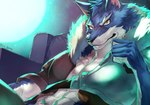 Rating: s
ID: 2687895
Date: 2021-04-07 21:55:51 -0400
Status: active
Score: 30
abs armor baro_barows blue_body blue_fur canid canine canis clothed clothing facial_scar fur hair light looking_at_viewer male mammal moonlight open_clothing open_topwear pecs scar sky_gomi solo the_titan's_bride topwear white_body white_fur wolf post #2687895