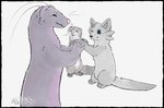 Rating: s
ID: 5174845
Date: 2024-11-11 10:05:05 -0500
Status: active
Score: 20
brown_body brown_fur chesawyiin_(cloudweaver) domestic_ferret feral fret fur grey_body grey_fur gulonine hi_res mammal marten mustelid musteline paw_to_paw paws purple_body purple_fur resachii sachii_(resachii) stoat true_musteline weasel post #5174845