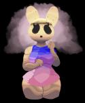 Rating: s
ID: 1244648
Date: 2017-06-16 05:52:24 -0400
Status: active
Score: 35
5:6 alpha_channel animal_crossing animate_inanimate anthro black_eyes clothed clothing coco_(animal_crossing) empty_eyes female gyroid hi_res lagomorph leporid mammal nintendo noseless rabbit simple_background solo thebonezonedeluxe post #1244648