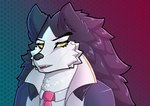 Rating: s
ID: 4304504
Date: 2023-09-21 02:04:02 -0400
Status: active
Score: 4
abstract_background absurd_res anthro backlighting black_body black_fur black_nose bust_portrait canid canine canis cel_shading clothing coat domestic_dog ears_up eyelashes fangs fluffy fur german_shepherd glowing glowing_eyes gradient_background hair herding_dog hi_res highlights_(coloring) light lighting long_hair male mammal multicolored_body necktie open_mouth pastoral_dog pink_tongue portrait red_necktie shaded shirt simple_background solo sv3n sven_(sv3n) teeth thick_eyelashes tongue topwear two_tone_body undershirt white_body white_clothing white_fur white_shirt white_topwear yellow_eyes post #4304504
