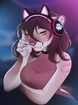 Rating: s
ID: 5273598
Date: 2024-12-29 08:57:11 -0500
Status: active
Score: 40
2024 5_fingers anthro breasts brown_hair claws clothed clothed_anthro clothed_female clothing countershade_torso countershading digital_media_(artwork) ear_piercing electronics fangs felid female finger_claws fingers front_view fryaz_(f-r95) green_eyes hair handpaw headphones hi_res inner_ear_fluff inside looking_at_viewer mammal padjetxharrington paws piercing prehistoric_species saber-toothed_tiger sabertooth_(anatomy) smile smilodon solo teeth topwear tuft post #5273598