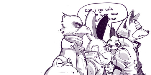 amphibian anthro avian bird black_nose canine clothing dialogue dog english_text falco_lombardi fay_spaniel female fox fox_mccloud frog group happy hat jacket lagomorph long_ears male mammal monochrome nintendo peppy_hare rabbit scarf sho-n-d slippy_toad star_fox text video_games
Rating: Safe
Score: 0
User: Cane751
Date: June 22, 2017 amphibian anthro avian bird black_nose canine clothing dialogue dog english_text falco_lombardi fay_spaniel female fox fox_mccloud frog group happy hat jacket lagomorph long_ears male mammal monochrome nintendo peppy_hare rabbit scarf sho-n-d slippy_toad star_fox text video_games
Rating: Safe
Score: 0
User: Cane751
Date: June 22, 2017