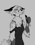 Rating: s
ID: 5027347
Date: 2024-09-03 05:52:43 -0400
Status: active
Score: 97
2024 5_fingers absurd_res anthro arm_tuft band-aid bandage biped breasts canid canine cheek_piercing cheek_tuft clothed clothing digital_drawing_(artwork) digital_media_(artwork) dimple_piercing elbow_tuft facial_tuft falvie female fingers fox gesture gloves_(marking) grey_background hand_gesture hi_res inner_ear_fluff looking_at_viewer mammal markings monochrome piercing shirt signature simple_background sketch solo tail tank_top the_fox_(falvie) thumbs_up topwear tuft wounded post #5027347