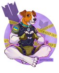 Rating: s
ID: 3337325
Date: 2022-05-16 09:32:45 -0400
Status: active
Score: 28
2022 anthro athletic barefoot barricade_tape black_nose blue_collar bottomwear brown_body brown_eyes brown_fur bulletproof_vest canid canine canis clasp claws clenched_teeth clothed clothing collar collar_tag crossed_legs crosslegged_pose cyrillic_text digital_media_(artwork) digitigrade dimtarius domestic_dog dsns_of_ukraine english_text feet fingerless_gloves fingers floppy_ears fur gesture gloves green_bottomwear green_clothing green_shirt green_shorts green_t-shirt green_topwear grin handwear heart_gesture hi_res humanoid_hands hunting_dog jack_russell_terrier looking_at_viewer lotus_pose male mammal multicolored_body multicolored_fur patron_(dog) police_tape purple_background shell_(projectile) shirt shorts simple_background sitting smile solo t-shirt tactical_gloves teeth terrier text toe_claws topwear translated two_tone_body two_tone_fur ukrainian_flag ukrainian_text white_background white_body white_fur post #3337325