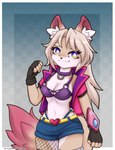 Rating: s
ID: 5115783
Date: 2024-10-14 23:46:29 -0400
Status: active
Score: 16
2022 absolute_territory absurd_res anthro asymmetrical_legwear aurora_(roninhunt0987) belt blue_clothing blue_eyes blue_thong blue_underwear border bottomwear bra checkered checkered_background clothed clothing collar countershading cute_fangs dated denim denim_bottomwear denim_clothing denim_shorts dipstick_tail fangs female fingerless_gloves fishnet_clothing fishnet_legwear fist fur gloves gradient_eyes gradient_tail hair handwear heart_symbol hi_res inner_ear_fluff jacket legwear looking_at_viewer luna777 mammal markings multicolored_body multicolored_fur navel open_clothing open_jacket open_topwear pattern_background pink_clothing pink_jacket pink_topwear portrait purple_bra purple_clothing purple_jacket purple_topwear purple_underwear raised_arm red_tail shorts simple_background smile solo tail tail_markings tan_body tan_fur tan_hair tan_tail teeth thong thong_straps three-quarter_portrait topwear tuft two_tone_body two_tone_fur two_tone_tail underwear unknown_species white_body white_border white_countershading white_fur yellow_eyes post #5115783