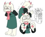 Rating: s
ID: 5659546
Date: 2025-06-22 02:43:15 -0400
Status: pending
Score: 0
2022 2_horns ambiguous_gender anthro barefoot bovid caprine character_name clone closed_frown clothed clothed_anthro clothing constricted_pupils darkner deltarune dialogue digital_drawing_(artwork) digital_media_(artwork) duo english_description english_text eyewear feet frown full-length_portrait fur glasses goat green_clothing half-length_portrait hands_behind_back hellspawnmotel holding_another horn male_(lore) mammal motion_lines mouth_closed multiple_poses name_drop pawpads pink_eyes pink_horn pink_scarf portrait pose pupils ralsei scarf shaking simple_background small_pupils solo text undertale_(series) wearing_glasses white_background white_body white_fur post #5659546