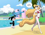 Rating: s
ID: 3157333
Date: 2022-02-03 18:51:40 -0500
Status: active
Score: 49
2022 3_toes 4_fingers animaniacs anthro barefoot big_breasts bikini black_body black_fur blonde_hair blue_eyes blue_eyeshadow blush breasts clothed clothing cloud covering covering_crotch covering_self curvy_figure dialogue duo embarrassed english_text eyeshadow eyewear facial_markings feet female fingers fur hair head_markings heart_symbol inkblot kiseki_art makeup male mammal markings mask_(marking) minerva_mink mink multicolored_body multicolored_fur mustelid musteline navel nude palm_tree pink_nose plant red_nose side-tie_bikini side-tie_clothing side-tie_swimwear signature skimpy slide speech_bubble string_bikini sunglasses swimming_pool swimwear swimwear_removed tail text toes tree true_musteline two-piece_swimsuit two_tone_body two_tone_fur wakko_warner warner_brothers water_slide white_body white_fur wide_hips yellow_tail post #3157333