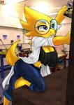 Rating: s
ID: 2169474
Date: 2020-03-03 18:20:32 -0500
Status: active
Score: 26
absurd_res alphys anthro barefoot big_breasts blue_eyes bluewolfartista bottomwear breasts buckteeth cleavage clothed clothing coat crop_top denim denim_bottomwear denim_clothing eyebrows eyewear feet female flat_texture glasses hi_res japanese_text jeans lab_coat midriff non-mammal_breasts pants reptile scales scalie shirt solo tail teeth text thick_eyebrows thick_tail topwear undertale undertale_(series) yellow_body yellow_scales post #2169474
