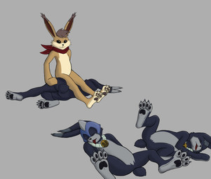 amazing analpaladin armor bandanna combat_helmet dipstick_ears evil_hare featureless_crotch fluffy fluffy_tail good_hare group hare helmet jewelry lagomorph lying mammal monster monster_rancher necklace on_back paws simple_background sitting_on tongue tongue_out
Rating: Safe
Score: 4
User: Kellion
Date: September 10, 2017 amazing analpaladin armor bandanna combat_helmet dipstick_ears evil_hare featureless_crotch fluffy fluffy_tail good_hare group hare helmet jewelry lagomorph lying mammal monster monster_rancher necklace on_back paws simple_background sitting_on tongue tongue_out
Rating: Safe
Score: 4
User: Kellion
Date: September 10, 2017