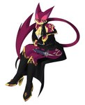 Rating: s
ID: 2893568
Date: 2021-08-23 22:05:08 -0400
Status: active
Score: 33
absurd_res anthro anthrofied black_clothing boots bra breasts bypolter clothed clothing crossed_legs dagger digital_media_(artwork) felid female footwear fur generation_5_pokemon gloves hand_on_face handwear hi_res high_heeled_boots high_heels liepard long_tail looking_at_viewer mammal markings melee_weapon nintendo orange_eyes pokemon pokemon_(species) red_felyne shiny_pokemon shoes smile smiling_at_viewer smug smug_grin solo tail underwear weapon post #2893568