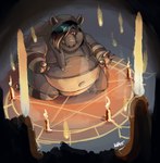 Rating: s
ID: 5578043
Date: 2025-05-17 01:24:59 -0400
Status: active
Score: 4
anthro belly big_belly black_body black_fur black_hair candle chubby_cheeks clothed clothing fingers fire fur hair hair_over_eye hi_res hood hooved_fingers hooves khatoblepas kneeling lit_candle male mammal moobs navel obese obese_anthro obese_male occult_symbol overweight overweight_anthro overweight_male pentacle proboscis_(anatomy) raphael_(khatoblepas) solo symbol tapir trunk_(anatomy) tusks post #5578043