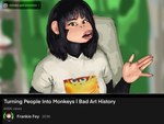 Rating: s
ID: 5659357
Date: 2025-06-21 23:49:21 -0400
Status: pending
Score: 0
2025 5_fingers alternate_species anthro black_body black_fur black_hair brown_eyes chair clothed clothing digit_ring donkey_kong_(character) donkey_kong_(series) english_text expand_dong female finger_ring fingers frankie_fey fur furniture furrification green_screen hair haplorhine hi_res icon inside jewelry kong lips looking_at_viewer mammal monkey nintendo office_chair primate redustheriotact shirt sitting solo t-shirt text thick_lips topwear user_interface youtube youtuber post #5659357