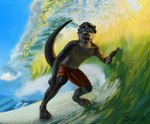Rating: s
ID: 3022798
Date: 2021-11-13 05:33:04 -0500
Status: active
Score: 18
2016 5_fingers absurd_res anthro biped clothed clothing digital_media_(artwork) fingers fur hi_res male mammal mustelid open_mouth otter raised_tail refraction sea solo standing surfboard surfer surfing swish tail topless transmission vehicle water watercraft wave wet post #3022798