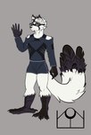 Rating: s
ID: 5631732
Date: 2025-06-09 19:56:26 -0400
Status: pending
Score: 2
abstract_background animated anthro armor avian avian_arms avian_feet canid canine clothing errokioslem eyewear feathers fox full-length_portrait fur glasses gloves handwear headgear helmet hi_res hybrid knee_pads looking_at_viewer male mammal military outfit_reference portrait solo tail tail_feathers three-quarter_portrait underwear wearing_glasses white_body white_fur post #5631732