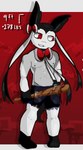 Rating: s
ID: 5661814
Date: 2025-06-23 01:35:11 -0400
Status: active
Score: -3
abs anthro anthrofied biceps biped black_body black_fur blood bodily_fluids bottomwear bow_tie chain clothing crimson_(thebonemaker) denim denim_bottomwear denim_clothing denim_shorts eeveelution fur generation_6_pokemon gloves_(marking) hair leg_markings looking_at_viewer male markings muscular muscular_anthro muscular_male nintendo nipples pecs pokemon pokemon_(species) pokemorph red_hair red_sclera shorts smile socks_(marking) solo standing sylveon tail unknown_artist white_body white_fur post #5661814