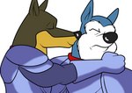 Rating: s
ID: 2786002
Date: 2021-06-15 03:10:20 -0400
Status: active
Score: 20
anthro blitz_(road_rovers) blue_body blue_fur brown_body brown_fur canid canine canis dobermann domestic_dog duo exile_(road_rovers) eyes_closed fur husky kissing kissing_cheek male male/male mammal nordic_sled_dog pinscher road_rovers spitz tateshaw post #2786002