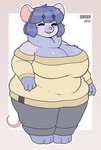 Rating: s
ID: 5041320
Date: 2024-09-10 11:16:28 -0400
Status: active
Score: 61
anthro big_breasts breasts chibi claws clothed clothing digital_media_(artwork) eyes_closed female fur hair hi_res huge_breasts mammal mouse multicolored_body murid murine overweight overweight_anthro overweight_female pink_nose pom_(suger_phox) rodent short_stack simple_background smile solo suger_phox tail text thick_thighs tuft two_tone_body wide_hips post #5041320