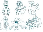 Rating: s
ID: 4279187
Date: 2023-09-07 17:56:30 -0400
Status: active
Score: 1
2022 4:3 4_fingers anthro belt blue_and_white bottomwear breasts canid canine canis character_request cheek_tuft clothing crop_top digital_drawing_(artwork) digital_media_(artwork) domestic_dog duo ear_piercing eyelashes facial_tuft female fingers frazeybcrazy gesture gloves hair hand_gesture hands_on_hips handwear haplorhine hat headgear headwear hi_res humanoid husky lagomorph leotard leporid long_ears long_hair looking_away male mammal middle_finger monkey monochrome muscular muscular_male nordic_sled_dog open_mouth pants piercing portrait primate rabbit rebecca_(oppression) shirt side_view simple_background sketch solo spitz tail tank_top three-quarter_portrait topwear tuft unknown_species white_background post #4279187