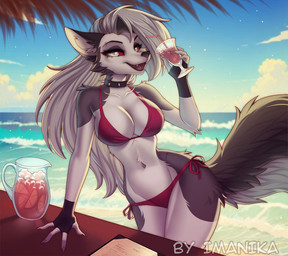 Rating: s
ID: 5667314
Date: 2025-06-25 17:17:14 -0400
Status: active
Score: 253
2025 4_fingers anthro beach bikini black_collar blue_sky breasts canid canid_demon canine claws clothed clothed_anthro clothed_female clothing cloud collar day demon digital_media_(artwork) eyebrow_piercing eyebrow_ring facial_piercing female finger_claws fingerless_(marking) fingerless_gloves_(marking) fingers front_view fur gloves_(marking) grey_body grey_fur grey_hair grey_tail hair hellaverse hellhound helluva_boss holding_glass holding_object imanika inner_ear_fluff looking_at_viewer loona_(helluva_boss) mammal markings mythological_canine mythological_creature mythology navel open_mouth open_smile outside piercing red_bikini red_clothing red_sclera red_swimwear ring_piercing sand sea side-tie_bikini sky smile solo spiked_collar spikes standing string_bikini swimwear tail teeth tongue tuft two-piece_swimsuit water white_body white_eyes white_fur post #5667314