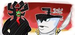 Rating: s
ID: 5659227
Date: 2025-06-21 22:34:41 -0400
Status: pending
Score: 2
adult_swim aku animate_inanimate aqua_teen_hunger_force black_body carl_brutananadilewski cartoon_network container cup demon duo facial_hair fire frown goatee holding_melee_weapon holding_object holding_sword holding_weapon humanoid male master_shake melee_weapon meme mustache samurai_jack samurai_jack_(character) shitpost standing sword twistedhensley weapon post #5659227