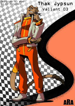 Rating: s
ID: 5435017
Date: 2025-03-15 14:10:41 -0400
Status: active
Score: 4
accelerated_racing_association anthro bittenhard boots brown_body clothed clothing english_text footwear forked_tongue grey_body grey_skin hand_on_chin hi_res holding_elbow jacket jumpsuit long_tail male model_sheet pit_viper rattlesnake reptile scalie shoes sidewinder slim snake solo standing tail text thak_jypsun_(ara) tongue tongue_out topwear viper post #5435017