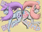 Rating: s
ID: 4614791
Date: 2024-02-21 23:04:20 -0500
Status: active
Score: 3
2019 4:3 accessory artist_logo ass_to_ass bangs blue_belle_(mlp_g1) blue_body blue_eyes blue_fur blue_hooves blue_ribbon bow_ribbon colored cutie_mark digital_drawing_(artwork) digital_media_(artwork) duo earth_pony english_text equid equine eye_contact eyebrows eyelashes female feral fur furgonomics grey_body grey_fur grey_hooves hair hasbro heart_(marking) hi_res hooves horse logo long_hair long_mane long_tail looking_at_another mammal mane markings midair mlp_g1 my_little_pony open_mouth pink_eyebrows pink_hair pink_mane pink_tail pink_tongue pony pre-g4 purple_eyebrows purple_hair purple_mane purple_tail ribbons shaded skywater smile smiling_at_another snuzzle_(mlp_g1) star_(marking) tail tail_accessory tail_bow tail_over_back tail_ribbon teeth text thick_thighs tongue white_ribbon post #4614791