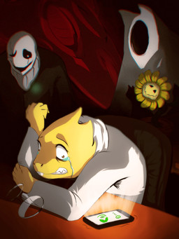 2016 alphys amalgamate ambiguous_gender cellphone chair clothed clothing crying endogeny eyewear female flora_fauna flowey_the_flower gaster glasses hi_res lizard nervous phone plant reptile scalie surah tears undertale video_games
Rating: Safe
Score: 2
User: GuavaStealer
Date: October 14, 2017 2016 alphys amalgamate ambiguous_gender cellphone chair clothed clothing crying endogeny eyewear female flora_fauna flowey_the_flower gaster glasses hi_res lizard nervous phone plant reptile scalie surah tears undertale video_games
Rating: Safe
Score: 2
User: GuavaStealer
Date: October 14, 2017